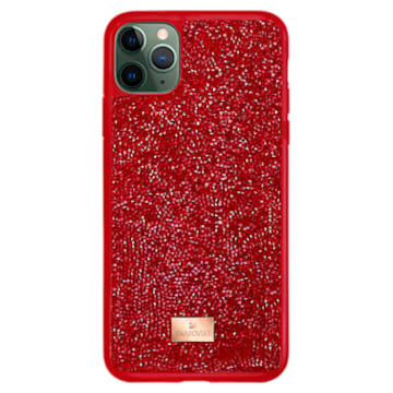 Glam Rock smartphone case, iPhone® 12 mini, Red - Swarovski, 5592044