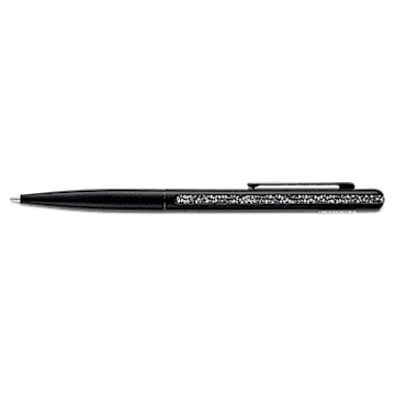 Crystal Shimmer ballpoint pen, Black, Black lacquered - Swarovski, 5595667