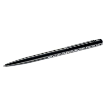Crystal Shimmer ballpoint pen, Black, Black lacquered - Swarovski, 5595667