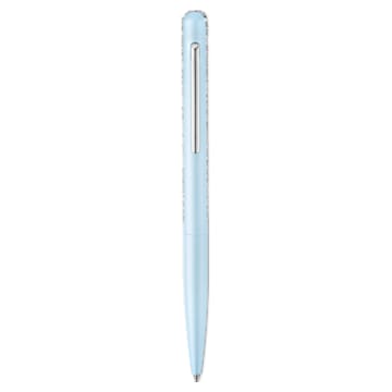Crystal Shimmer ballpoint pen, Blue, Chrome plated - Swarovski, 5595669