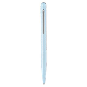 Stylo à bille Crystal Shimmer, Bleu, Laqué bleu, métal chromé - Swarovski, 5595669