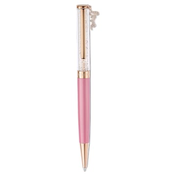 Crystalline Love ballpoint pen, Pink, Rose-gold tone plated - Swarovski, 5595674