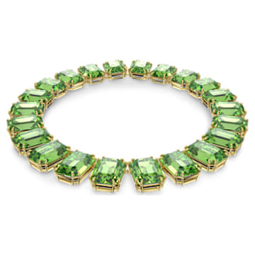 Collar Millenia, Talla octogonal, Verde, Baño tono oro - Swarovski, 5598261