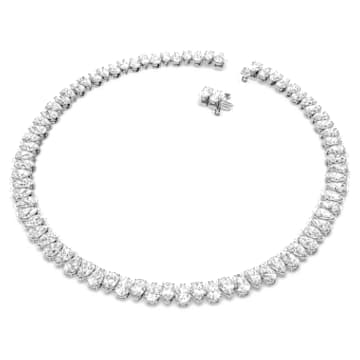 Collier Millenia, Taille poire, Blanc, Métal rhodié - Swarovski, 5598362