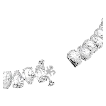 Millenia 项链, 梨形切割 Swarovski 皓石, 白色, 镀铑 - Swarovski, 5598362