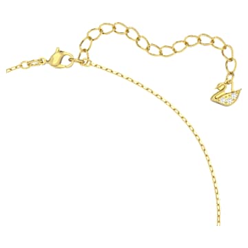 Millenia Halskette, Oktagon-Schliff, Gelb, Goldlegierungsschicht - Swarovski, 5598421