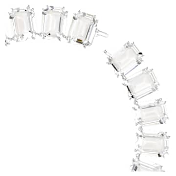 Millenia ネックレス, オーバーサイズ クリスタル, オクタゴンカット, ホワイト, ロジウム・プレーティング - Swarovski, 5599149