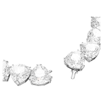 Collar Millenia, Cristales de gran tamaño, Talla trilliante, Blanco, Baño de rodio - Swarovski, 5599167