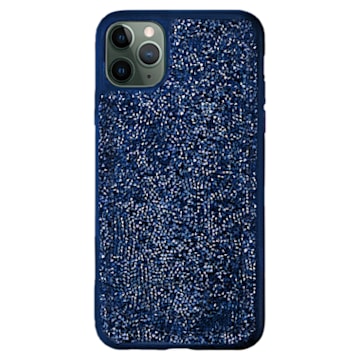 Etui na smartfona Glam Rock, iPhone® 12 mini, Niebieskie - Swarovski, 5599173