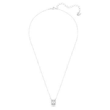 Colgante Millenia, Talla octogonal, Blanco, Baño de rodio - Swarovski, 5599177