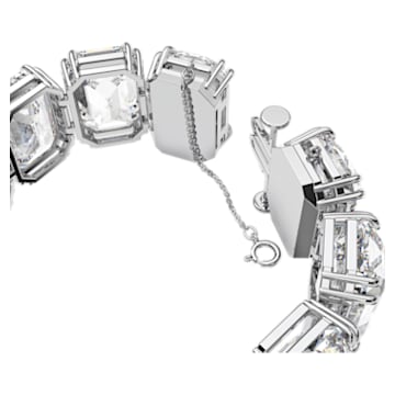 Millenia 手链, 八角形切割仿水晶, 白色, 镀铑 - Swarovski, 5599192