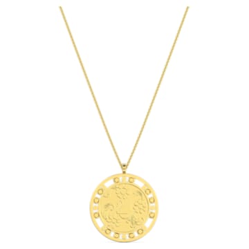 Flower of Fortune Gem pendant, Flower, Multicolored, Gold-tone plated - Swarovski, 5599273