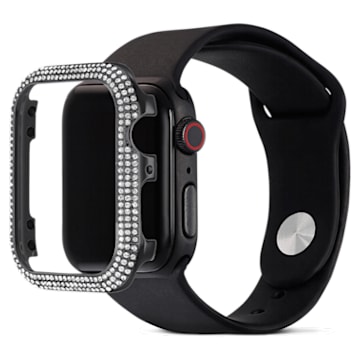 Sparkling hoesje geschikt voor Apple watch®, Zwart - Swarovski, 5599698