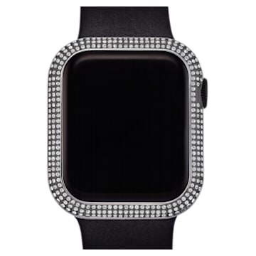 Sparkling case compatible with Apple Watch®, Black - Swarovski, 5599698