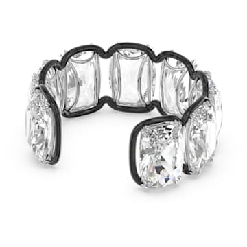 Bracelete Harmonia, Grandes cristais flutuantes, Branca, Acabamento de combinação de metais - Swarovski, 5600039