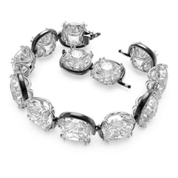 Harmonia bracelet, Cushion cut crystals, White, Mixed metal finish - Swarovski, 5600047