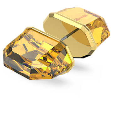 Καρφωτό σκουλαρίκι Lucent, Μονό, Κίτρινο, Επιμετάλλωση σε χρυσαφί τόνο - Swarovski, 5600253