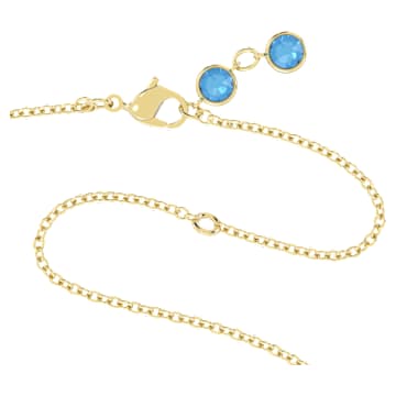 Orbita ketting, Octagon-slijpvorm, Meerkleurig, Goudkleurige toplaag - Swarovski, 5600516