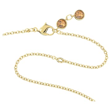 Orbita Halskette, Tropfenschliff, Mehrfarbig, Goldlegierungsschicht - Swarovski, 5600517