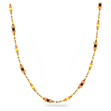 Somnia Halskette, Extralang, Braun, Goldlegierungsschicht - Swarovski, 5600790