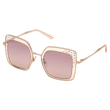 Swarovski sunglasses, Square shape, SK 0324-H 57F, Beige - Swarovski, 5600870