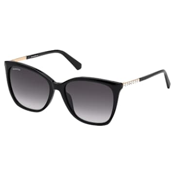 Swarovski sunglasses, Square shape, SK0310 01B, Black - Swarovski, 5600871
