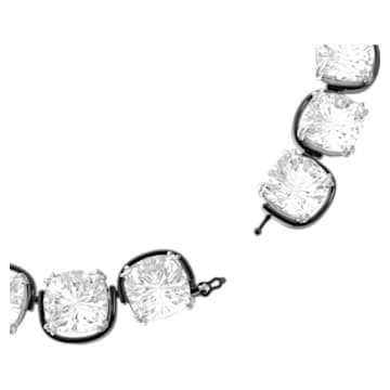 Harmonia 束颈项链, 枕形切割仿水晶, 白色, 多种金属润饰 - Swarovski, 5600942