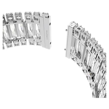 Hyperbola Halsband, Rechteckschliff, Weiß, Rhodiniert - Swarovski, 5601035