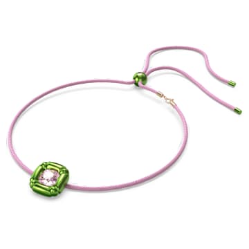 Collier Dulcis, Taille coussin, Vert - Swarovski, 5601585