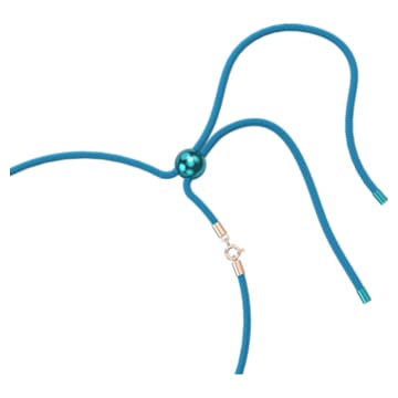 Dulcis 项链, 枕形切割, 蓝色 - Swarovski, 5601586