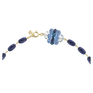 Collier Somnia, Extra-long, Bleu, Placage de ton or - Swarovski, 5601905