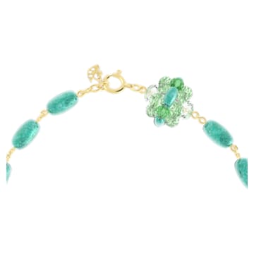 Somnia Halskette, Grün, Goldlegierungsschicht - Swarovski, 5601906