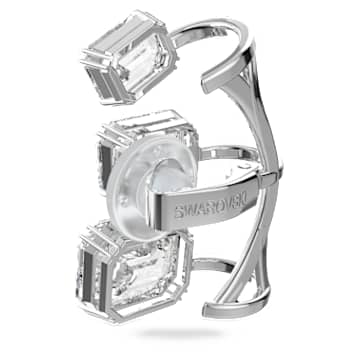 Millenia イヤーカフ, シングル, グラデュエーテッドクリスタル, ホワイト, ロジウム・プレーティング - Swarovski, 5602783