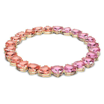 Millenia necklace, Triangle, Multicoloured, Gold-tone plated - Swarovski, 5609709