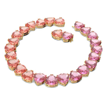 Millenia necklace, Oversized crystals, Trilliant cut, Multicolored, Gold-tone plated - Swarovski, 5609709