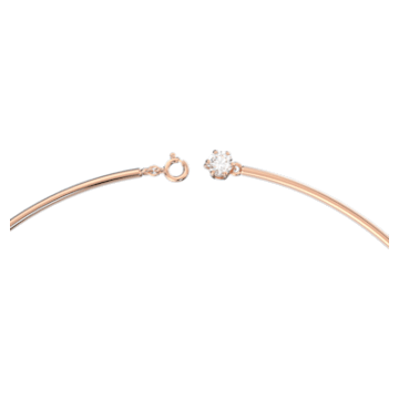 Collar Constella, Talla redonda, Blanco, Baño tono oro rosa - Swarovski, 5609710