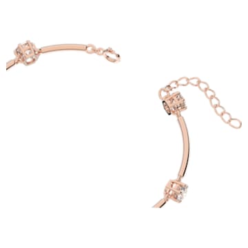 Bracelet Constella, Coupe ronde, Blanc, Placage de ton or rosé - Swarovski, 5609711