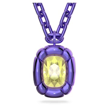 Dulcis pendant, Cushion cut crystals, Purple - Swarovski, 5610290