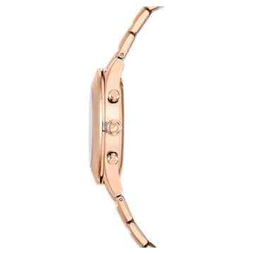 Ρολόι Octea Lux Sport, Eλβετικής κατασκευής, Μεταλλικό μπρασελέ, Ροζ χρυσαφί τόνος, Φινίρισμα σε χρυσό σαμπανί τόνο - Swarovski, 5610469