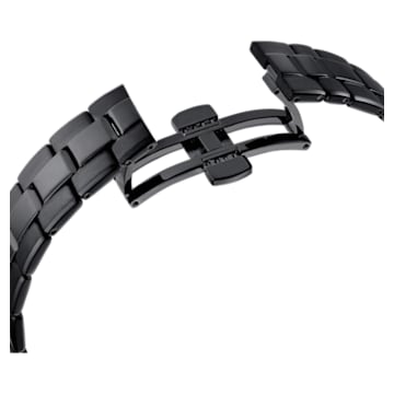 Octea Lux Sport watch, Metal bracelet, Black finish - Swarovski, 5610472
