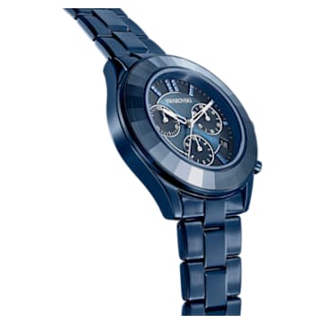 Ρολόι Octea Lux Sport, Eλβετικής κατασκευής, Μεταλλικό μπρασελέ, Μπλε, Μπλε φινίρισμα - Swarovski, 5610475