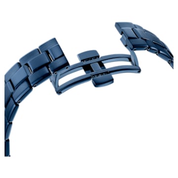Octea Lux Sport watch, Swiss Made, Metal bracelet, Blue, Blue finish - Swarovski, 5610475