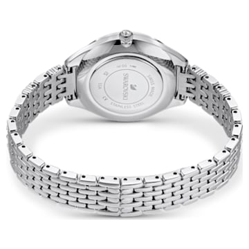 Attract horloge, Swiss Made, Pavé, Metalen armband, Zilverkleurig, Roestvrij staal - Swarovski, 5610490