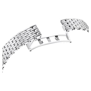 Attract watch, Swiss Made, Pavé, Metal bracelet, Silver tone, Stainless steel - Swarovski, 5610490
