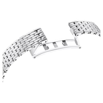 Montre Attract, Bracelet en métal, Blanc, Acier inoxydable - Swarovski, 5610490