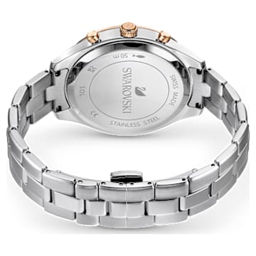 Octea Lux Sport óra, Svájci gyártmány, Fémszíj, Ezüst tónusú, Rozsdamentes acél - Swarovski, 5610494
