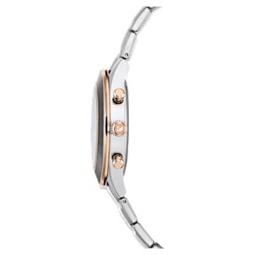 Ročna ura Octea Lux Sport, Izdelano v Švici, Kovinska zapestnica, Srebrn odtenek, Nerjavno jeklo - Swarovski, 5610494