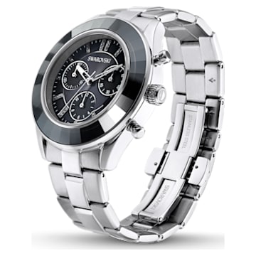 Octea Lux Sport Часы, Металлический браслет, Черный, Нержавеющая сталь - Swarovski, 5610520
