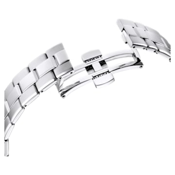 Octea Lux Sport horloge, Metalen armband, Zwart, Roestvrij staal - Swarovski, 5610520