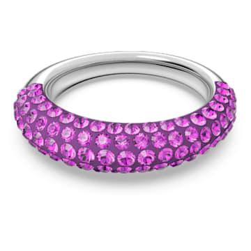 Tigris 戒指, 粉紅色, 鍍白金色 - Swarovski, 5610876